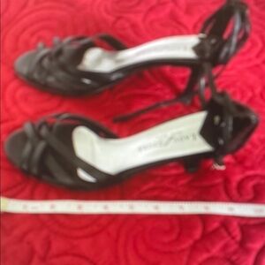 JustFab Black Strappy Heels